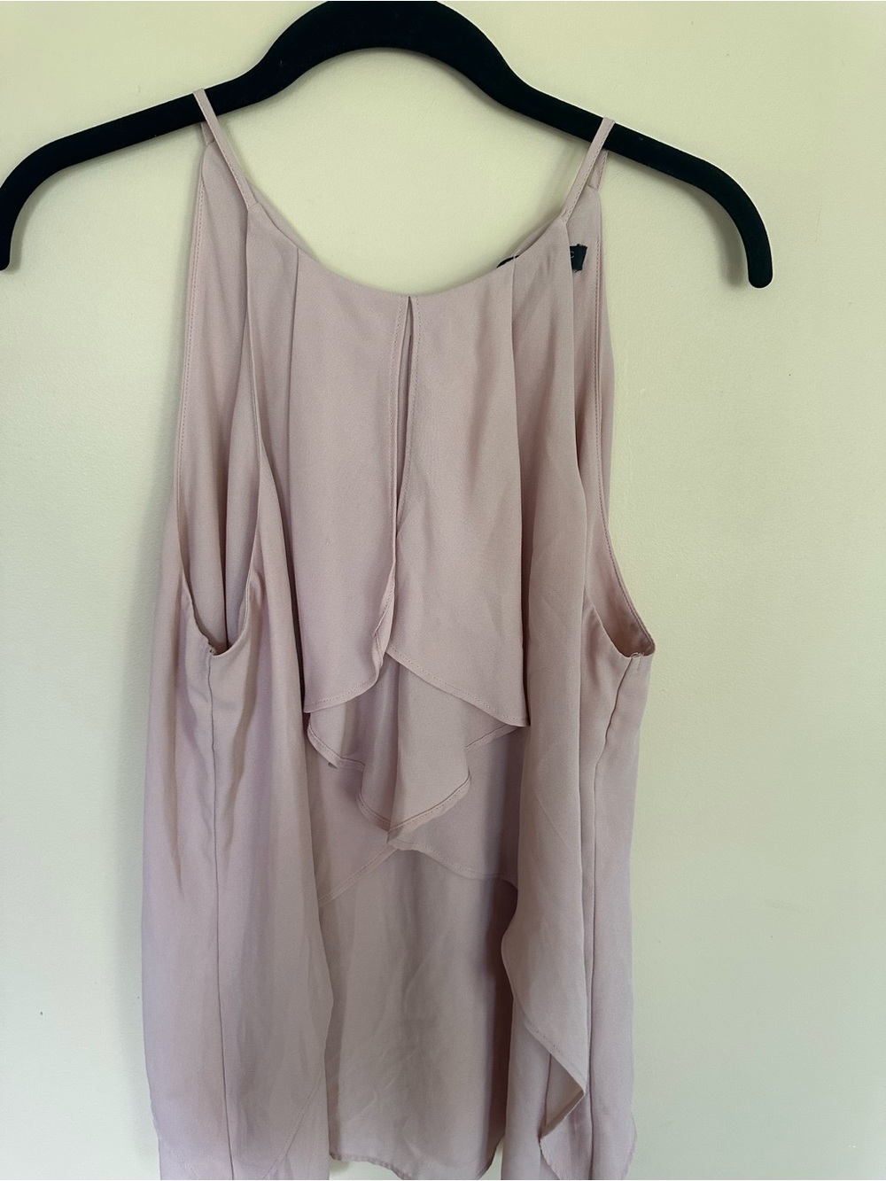 Banana Republic Blush Pink Sleeveless Pleated Top